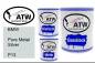 Preview: BMW, Pure Metal Silver, P13: 1L Lackdose + 1L Klarlack + 500ml Härter - Set, von ATW Autoteile West.